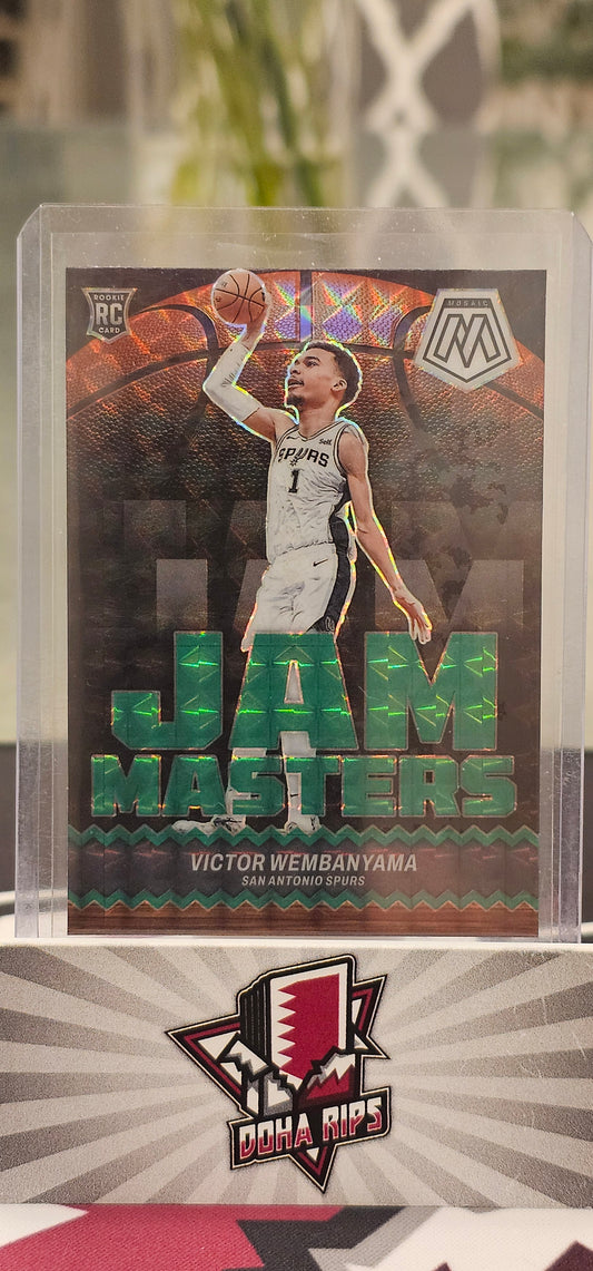 2023/24 Mosaic Victor Wembanyama Jam Masters Green Mosaic