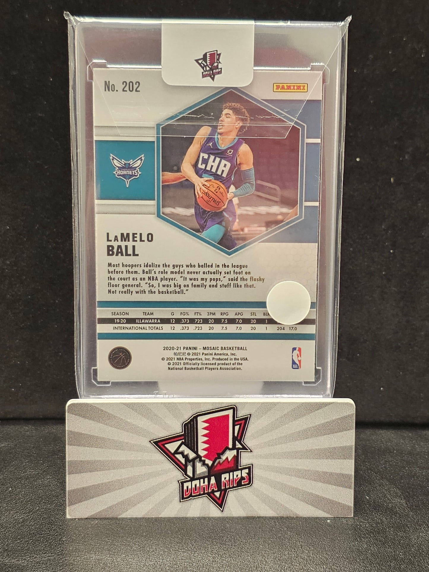 2020/21 Mosaic Lamelo Ball RC