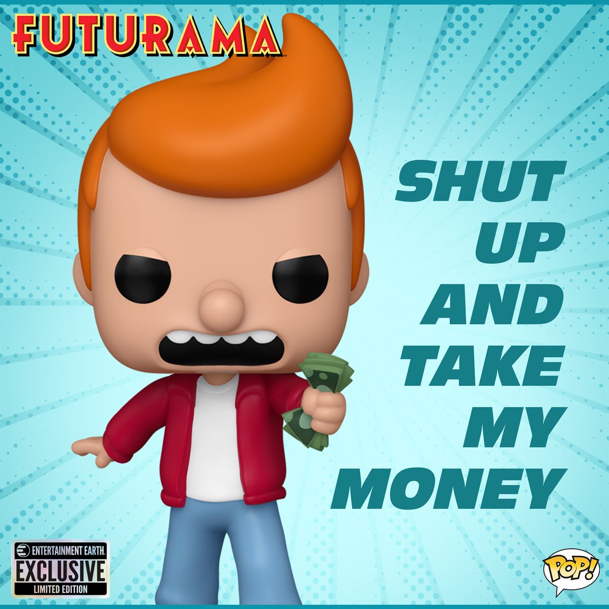 Philip J Fry Meme Funko Pop Figure Entertainment Earth Exclusive