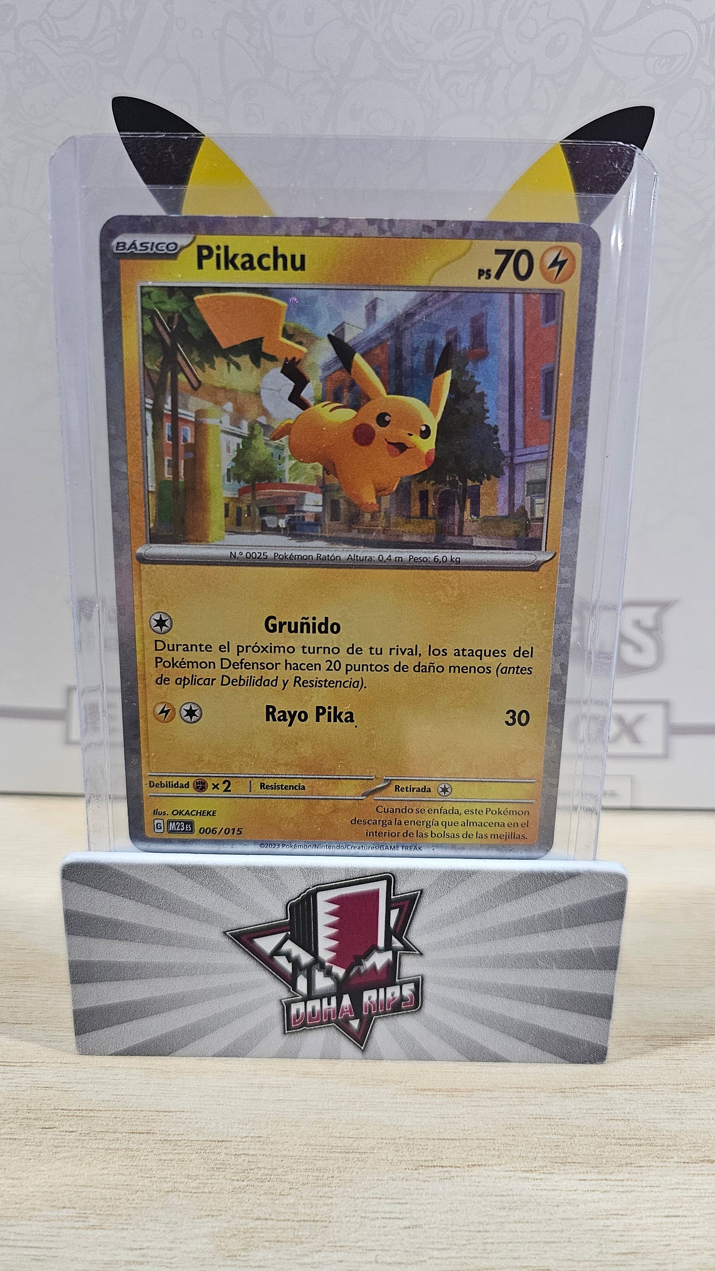 Pikachu 006/015 McDonald's Spanish