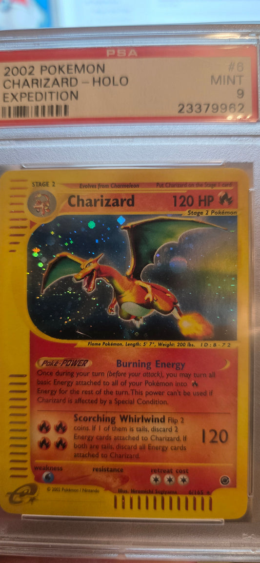 Charizard Holo 6/165 Expedition PSA 9