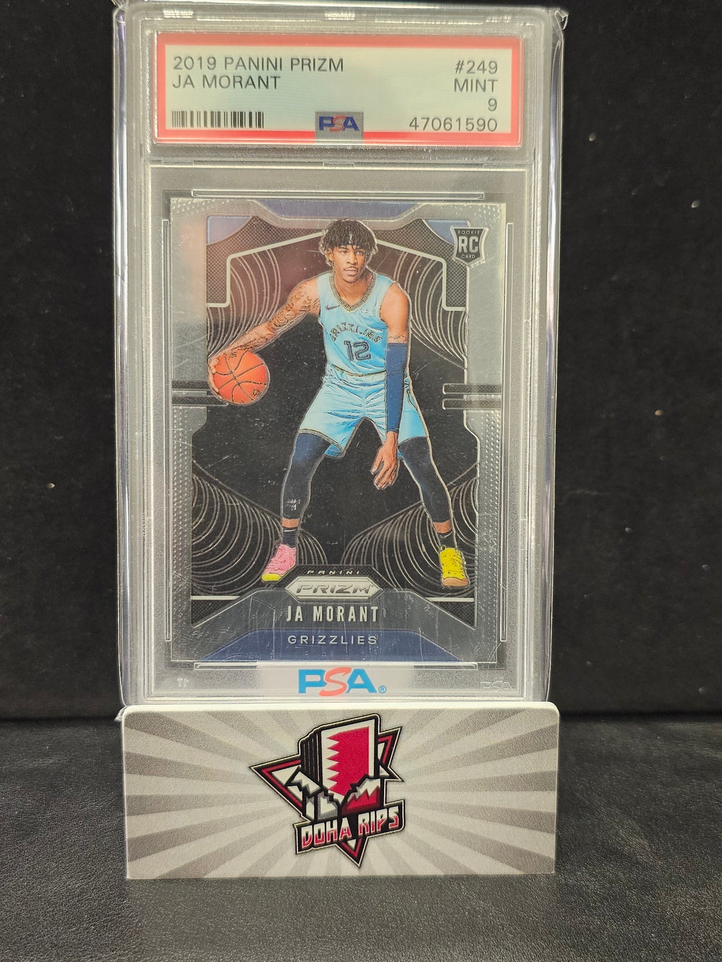 2019 Prizm Ja Morant PSA 9 RC