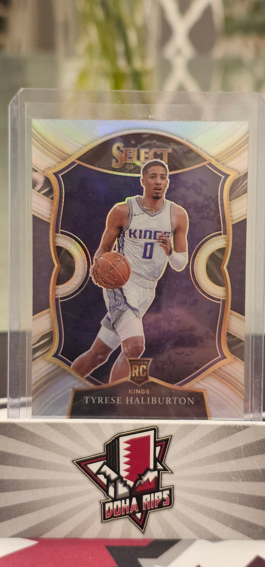 2020/21 Select Tyrese Haliburton Silver Prizm RC