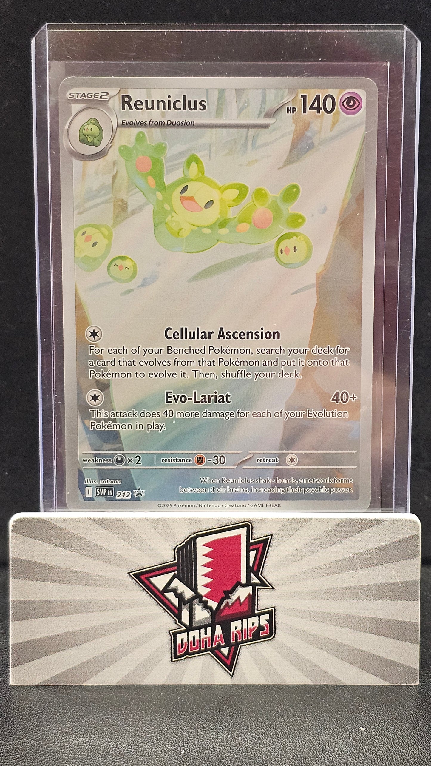 Reuniclus 212 Black Star Promo