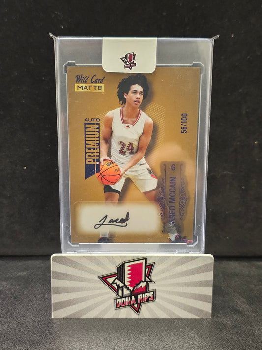 2022 Wild Card Jared McCain Permium Auto 56/100