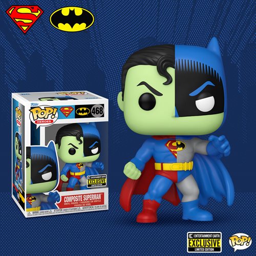 Composite Superman Funko Pop Figure Entertainment Earth Exclusive
