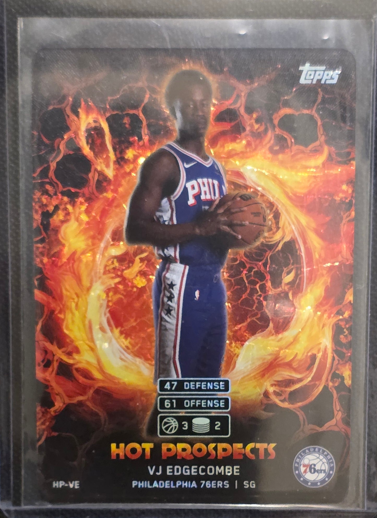 2025/26 Topps Match Attax VJ Edgecombe Hot Prospects