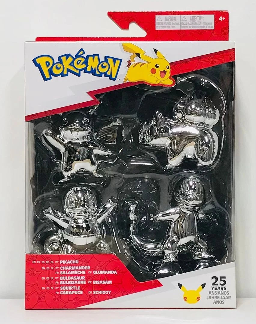 Pokemon 25th Anniversary Edition Series 1 Silver Figurine