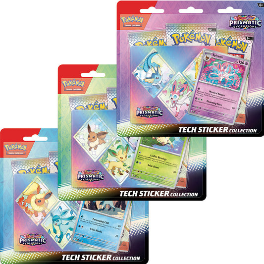 Prismatic Evolution tech stickers