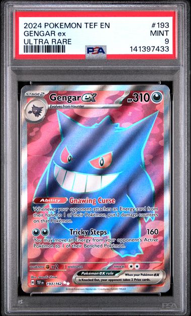 Gengar EX 193/162 Temporal Forces PSA 9
